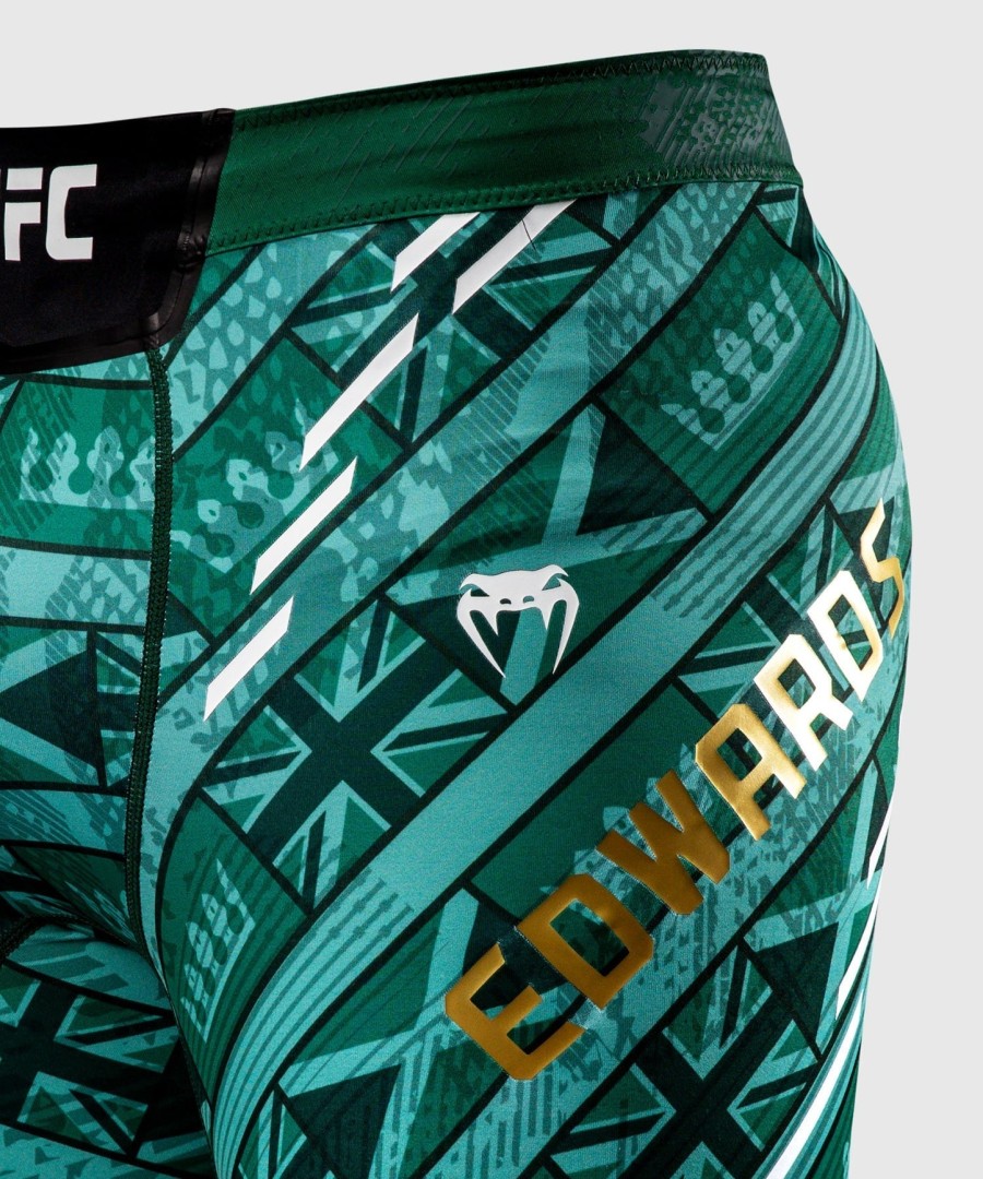 mężczyźni ufc unrivaled autorstwa venum green leon edwards vale tudo short