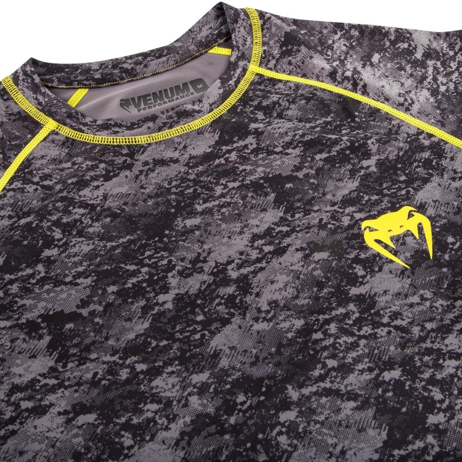 rashguard venum tramo – długie rękawy – czarnyŻółty