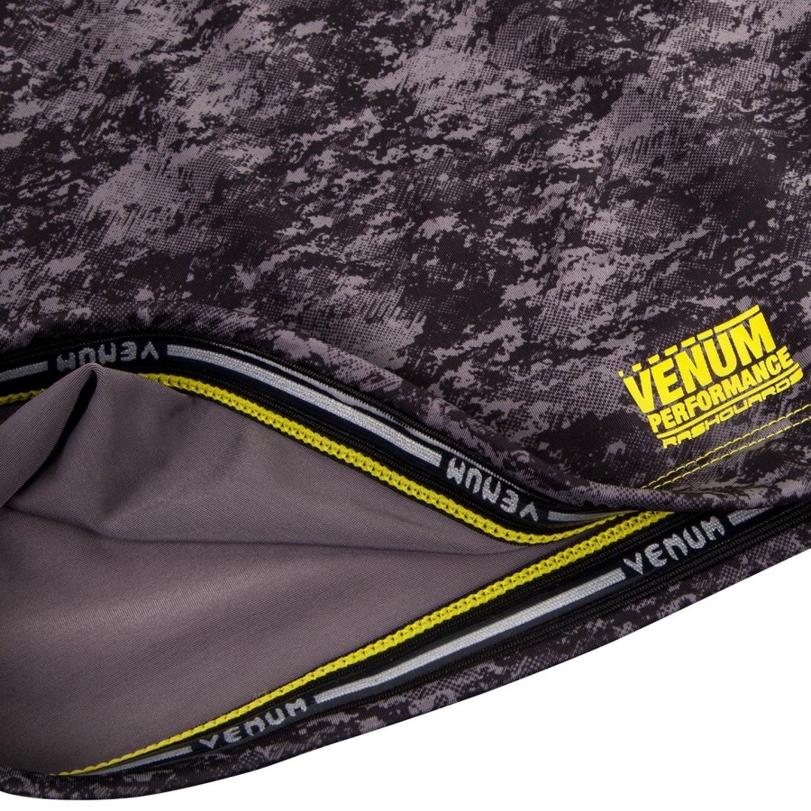 rashguard venum tramo – długie rękawy – czarnyŻółty
