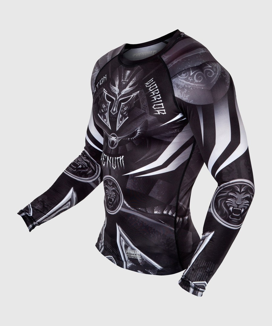 rashguard venum gladiator 3.0 – długie rękawy – czarno-biały