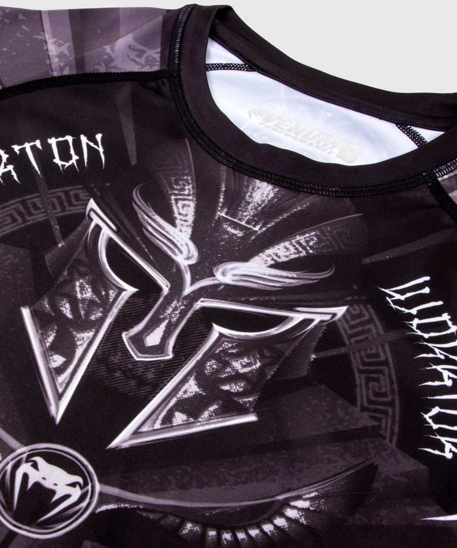rashguard venum gladiator 3.0 – długie rękawy – czarno-biały