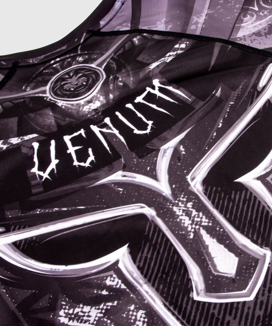 rashguard venum gladiator 3.0 – długie rękawy – czarno-biały