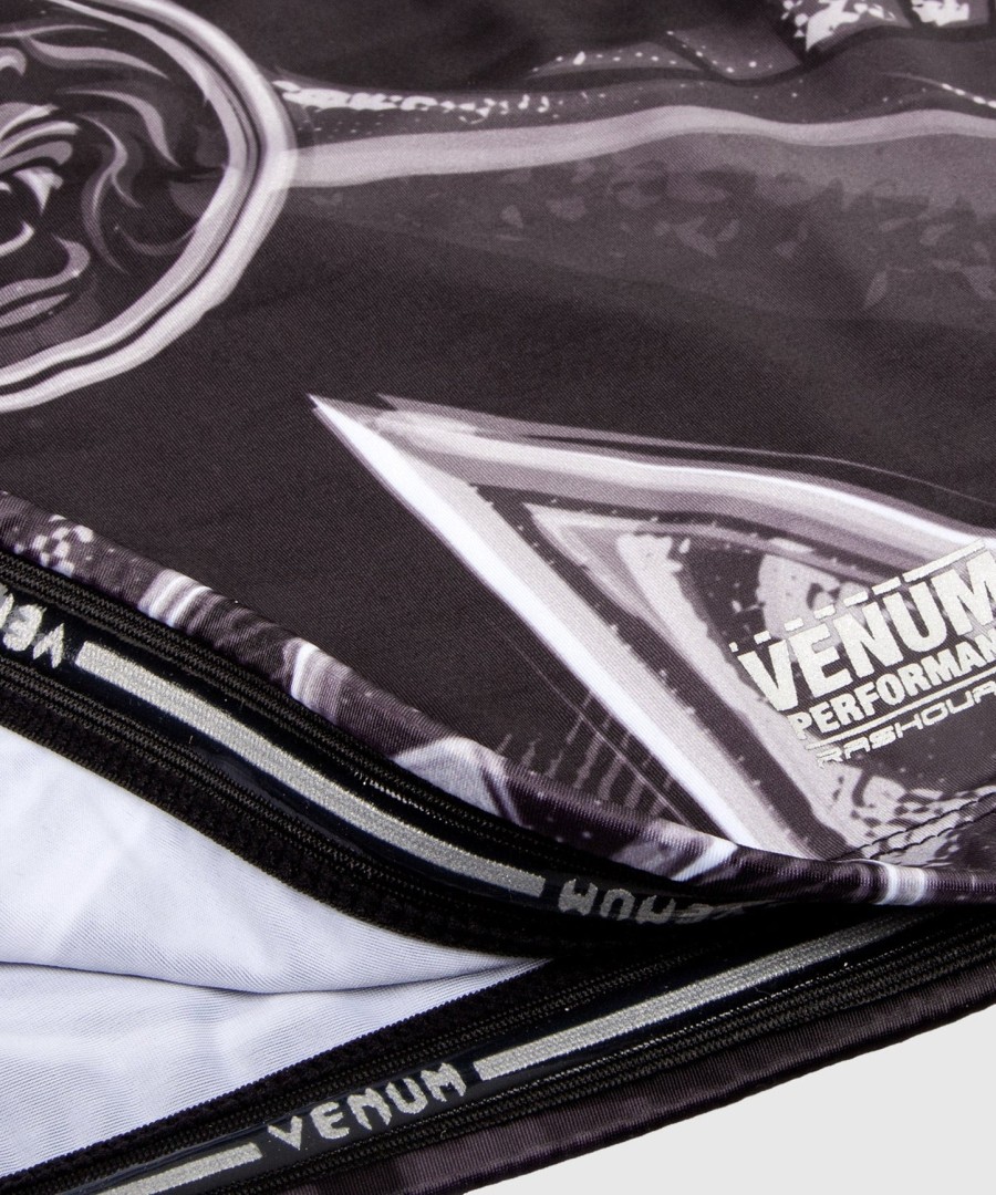rashguard venum gladiator 3.0 – długie rękawy – czarno-biały
