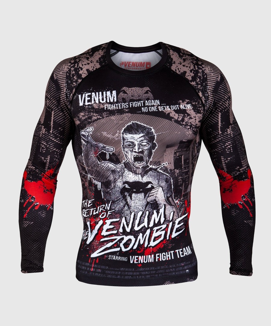 rashguard venum zombie return – długie rękawy – czarny