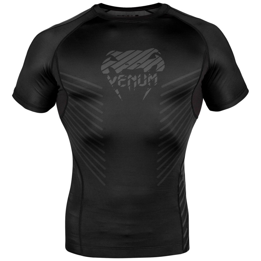 rashguard venum plasma – krótki rękaw – czarnyczarny