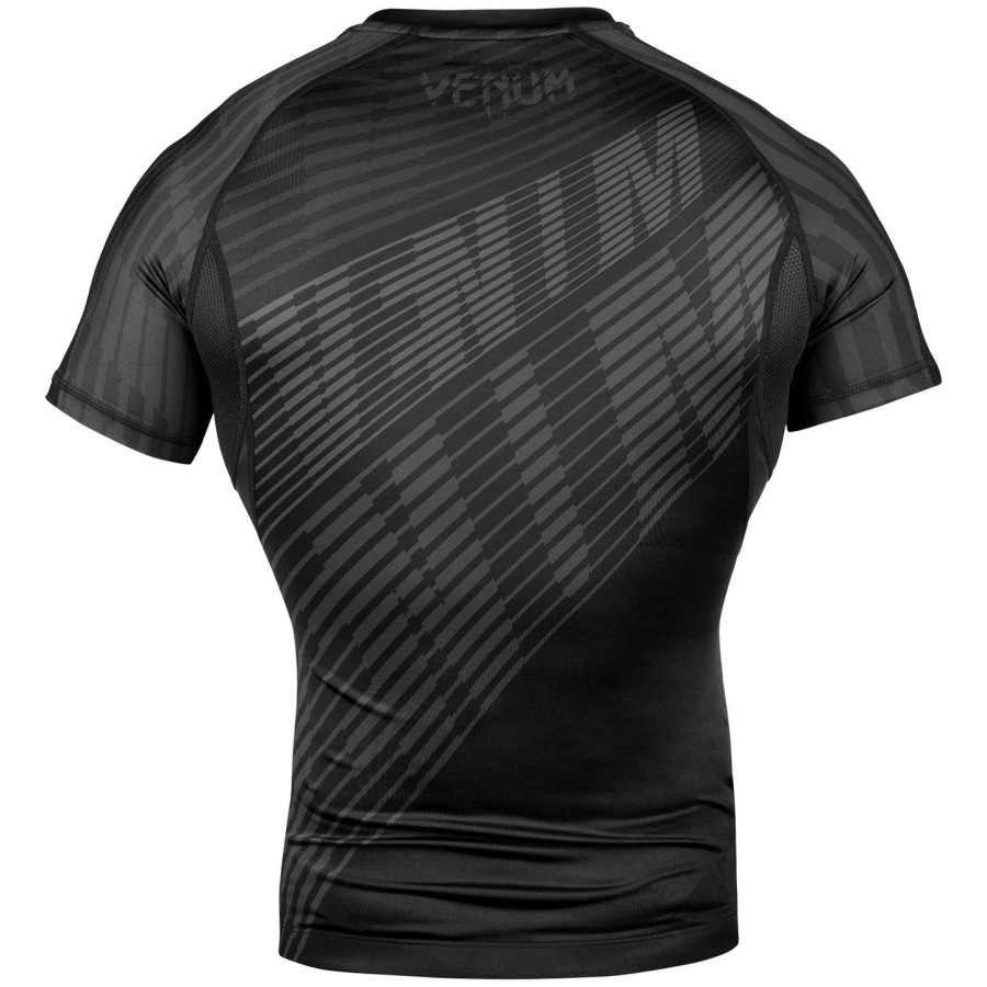 rashguard venum plasma – krótki rękaw – czarnyczarny