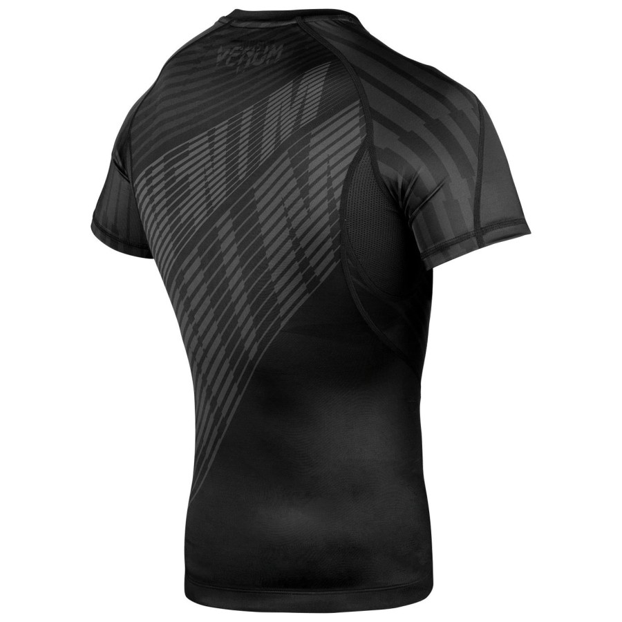 rashguard venum plasma – krótki rękaw – czarnyczarny