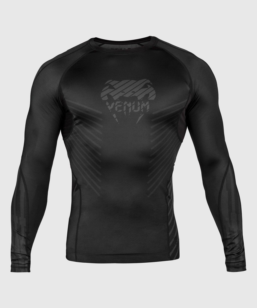 rashguard venum plasma – długie rękawy – czarnyczarny