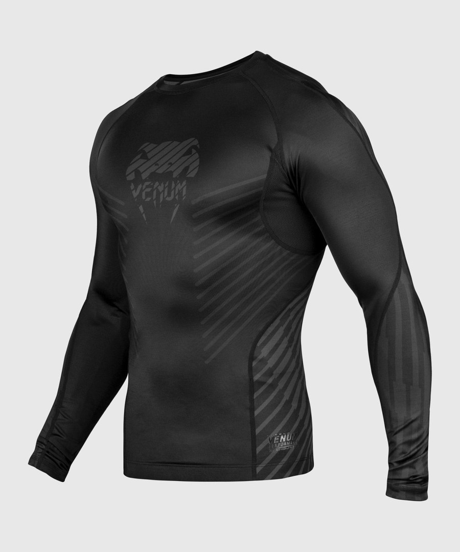 rashguard venum plasma – długie rękawy – czarnyczarny