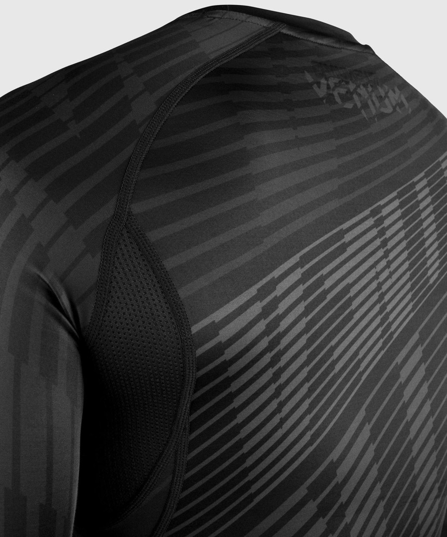 rashguard venum plasma – długie rękawy – czarnyczarny