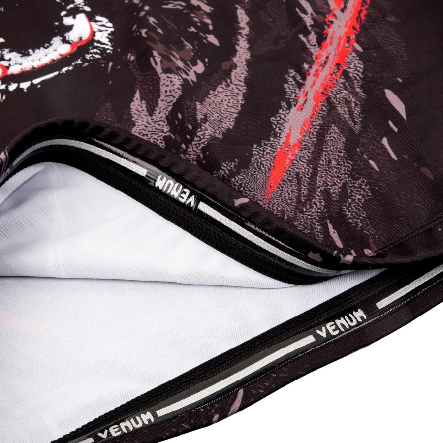 rashguard venum grizzli – krótki rękaw – czarno-biały