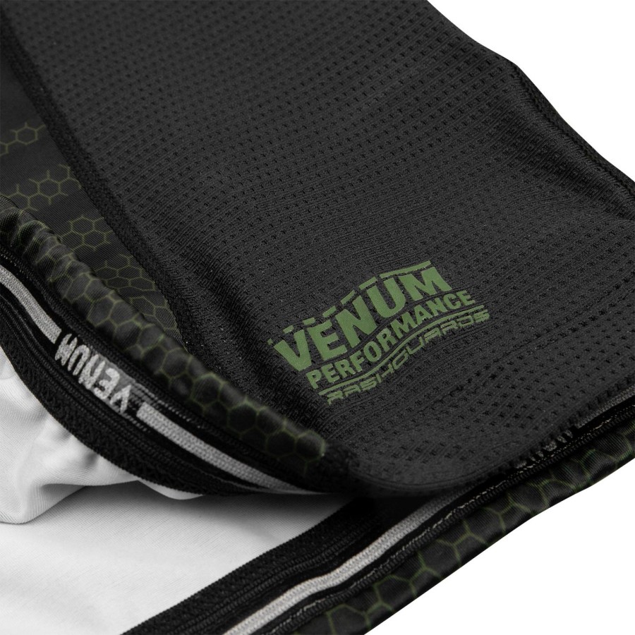 rashguard venum technical 2.0 – krótki rękaw – czarnykhaki – ekskluzywny