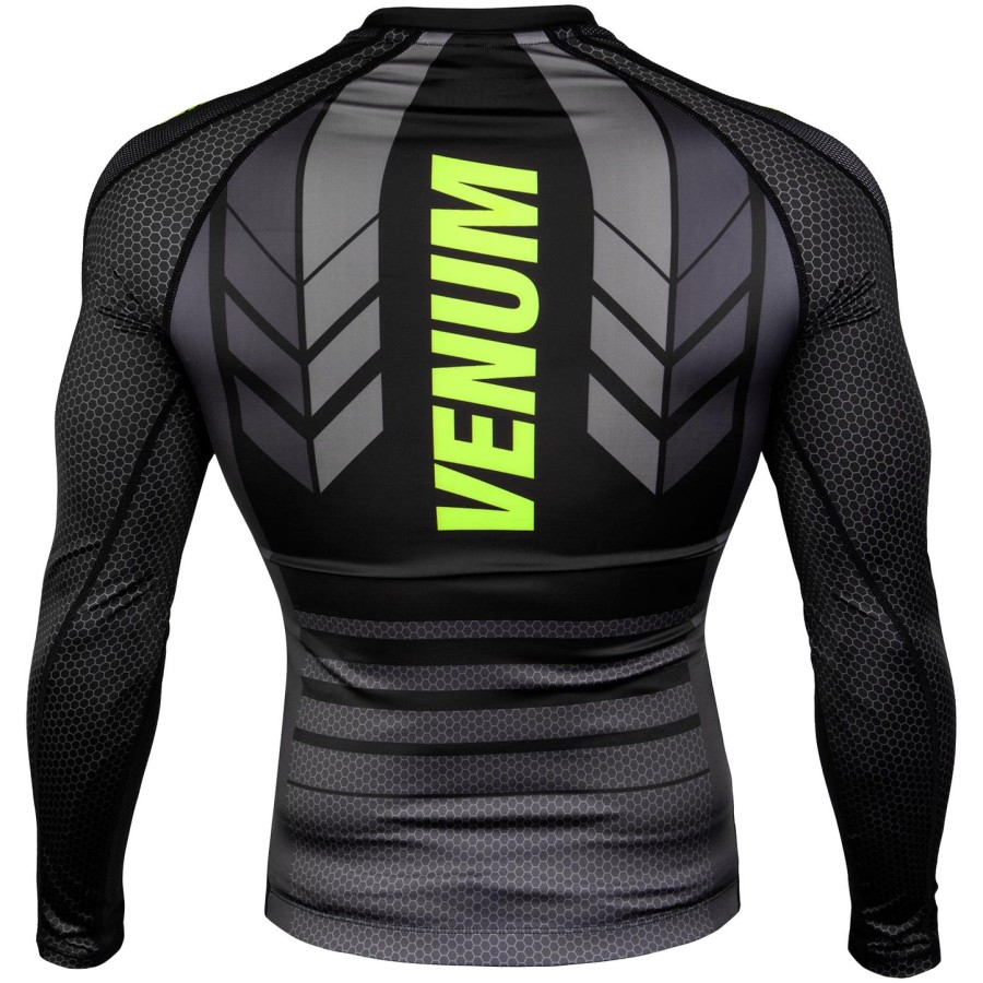 rashguard venum technical 2.0 z długim rękawem – czarno-żółty