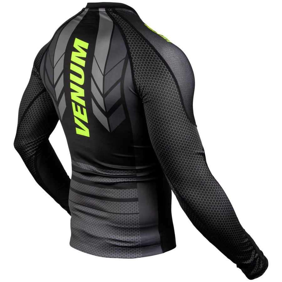 rashguard venum technical 2.0 z długim rękawem – czarno-żółty