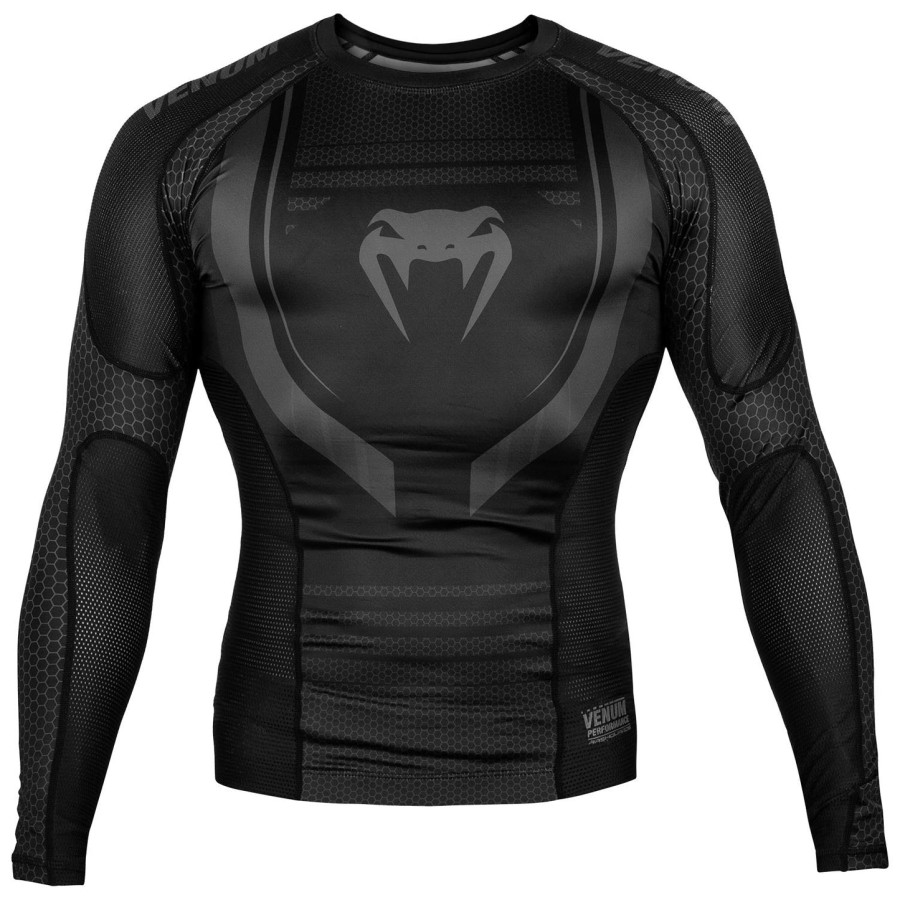 rashguard venum technical 2.0 – długie rękawy – czarnyczarny