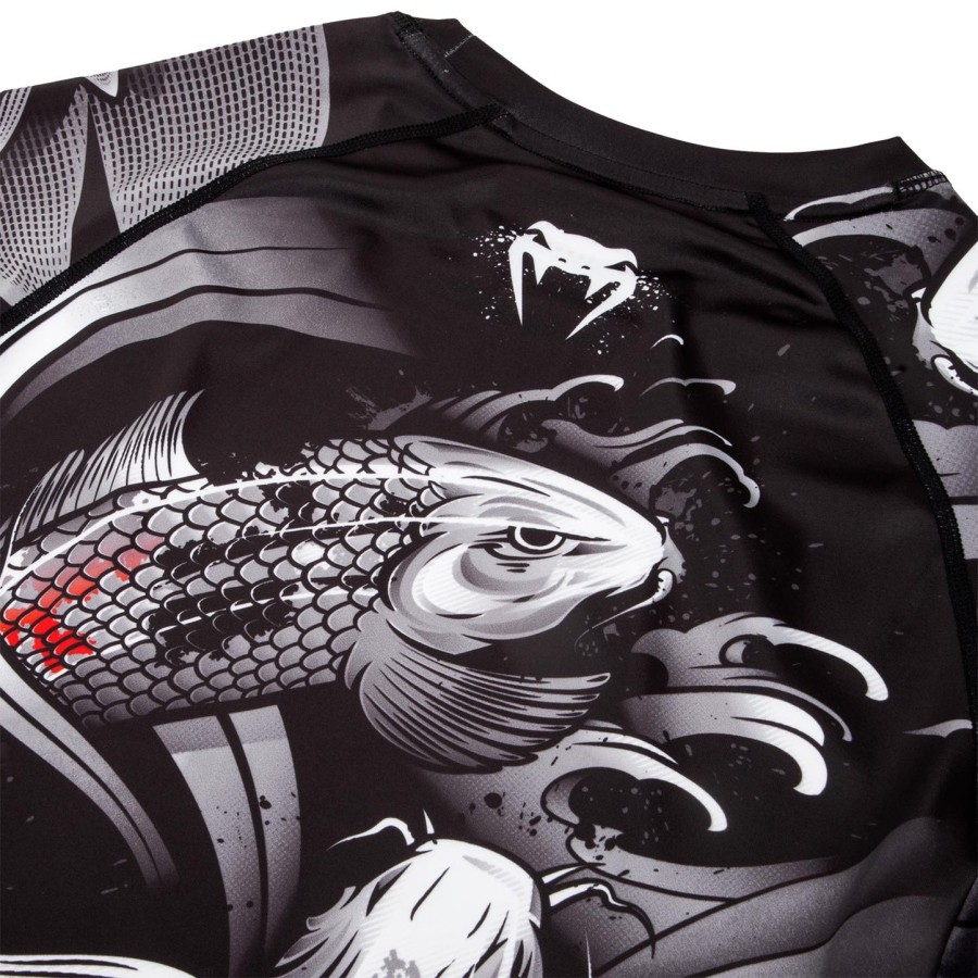 rashguard venum koi 2.0 – długie rękawy – czarno-biały