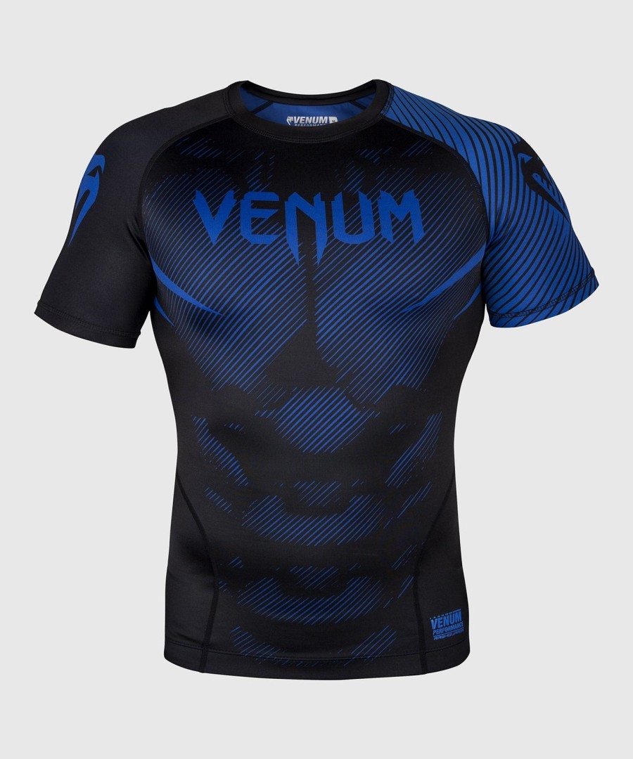 rashguard venum nogi 2.0 – krótki rękaw – czarno-niebieski