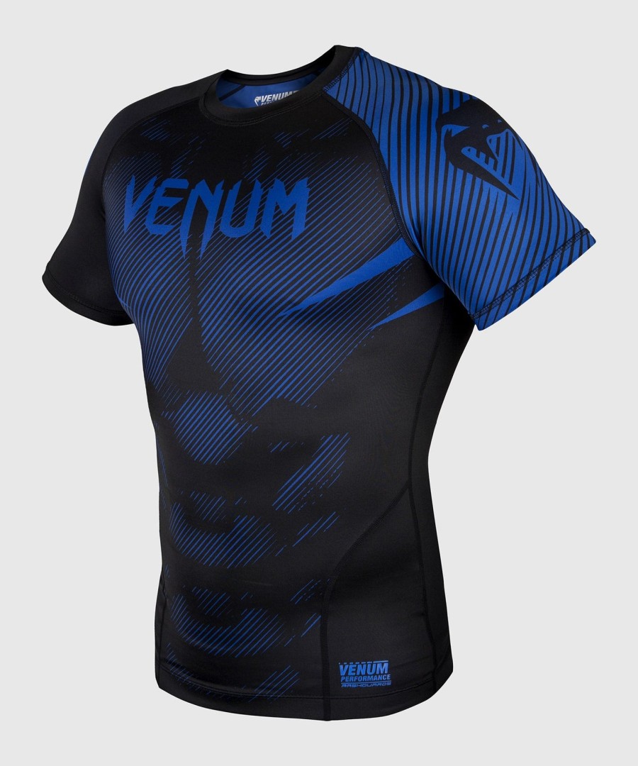 rashguard venum nogi 2.0 – krótki rękaw – czarno-niebieski