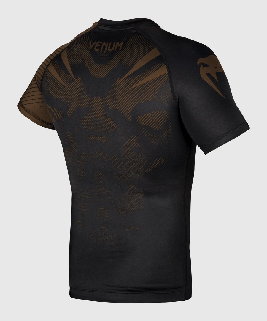 rashguard venum nogi 2.0 – krótki rękaw – czarno-brązowy