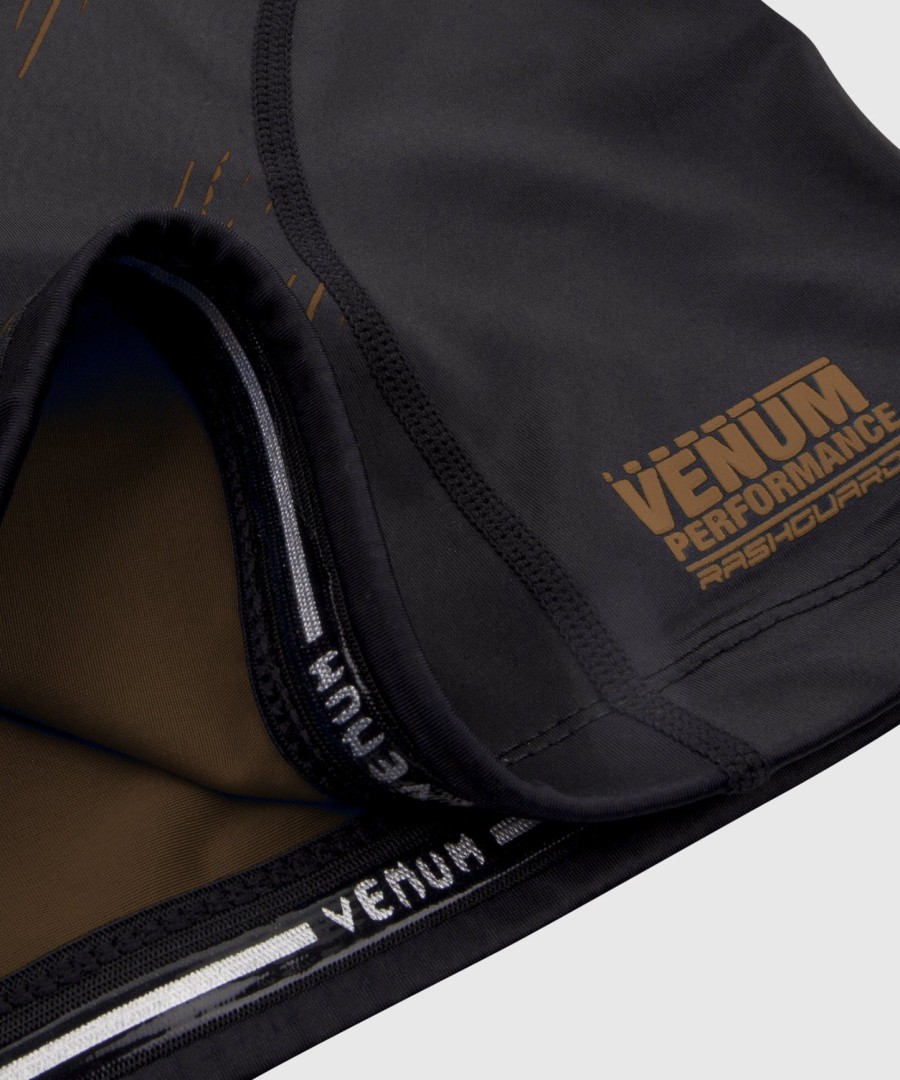 rashguard venum nogi 2.0 – krótki rękaw – czarno-brązowy