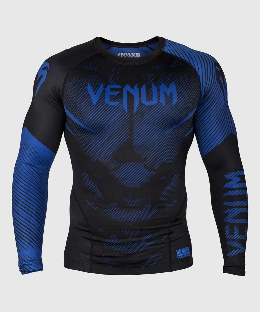 rashguard venum nogi 2.0 – długi rękaw – czarno-niebieski