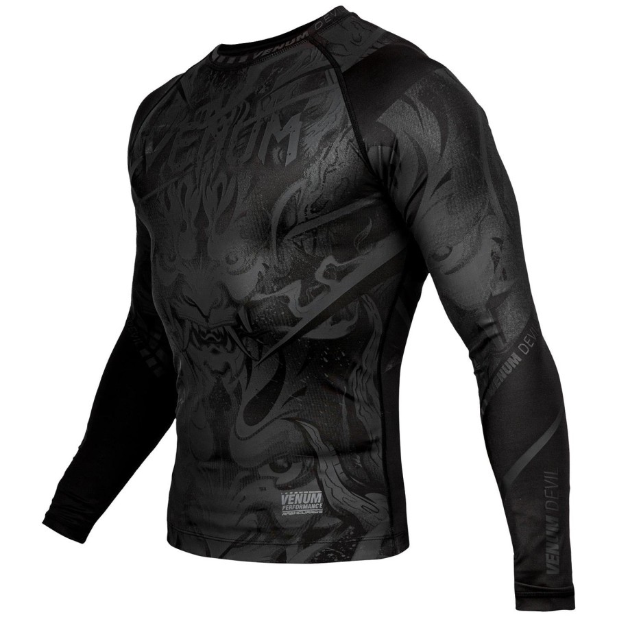 rashguard venum devil – długie rękawy – czarnyczarny