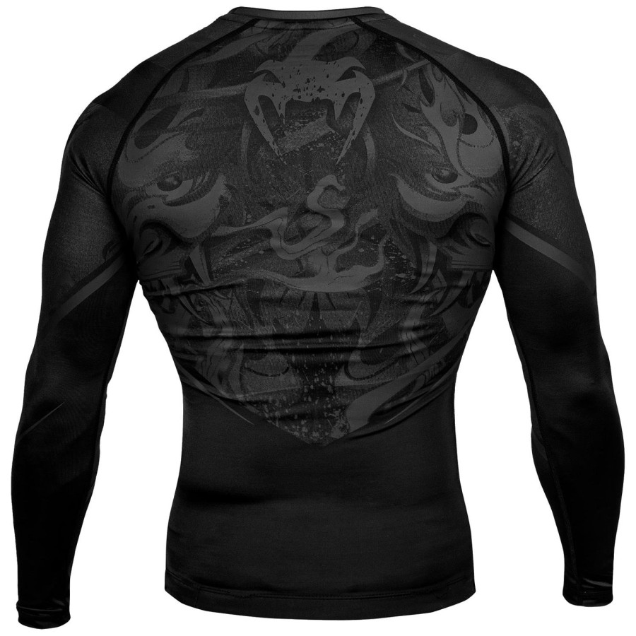 rashguard venum devil – długie rękawy – czarnyczarny