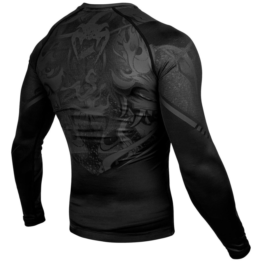rashguard venum devil – długie rękawy – czarnyczarny