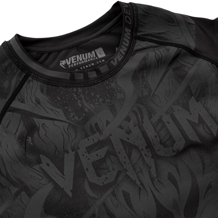 rashguard venum devil – długie rękawy – czarnyczarny