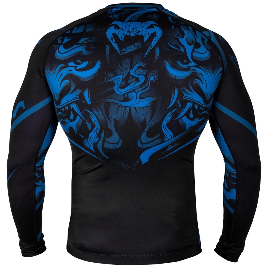 rashguard venum devil – długie rękawy – granatowyczarny