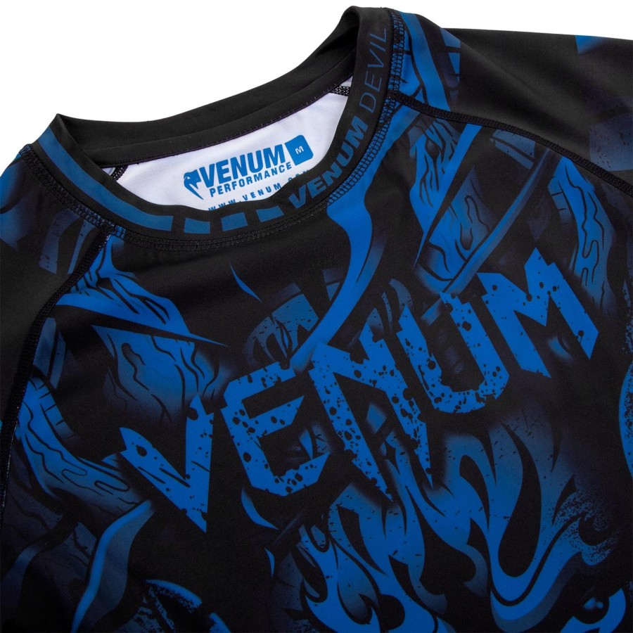 rashguard venum devil – długie rękawy – granatowyczarny