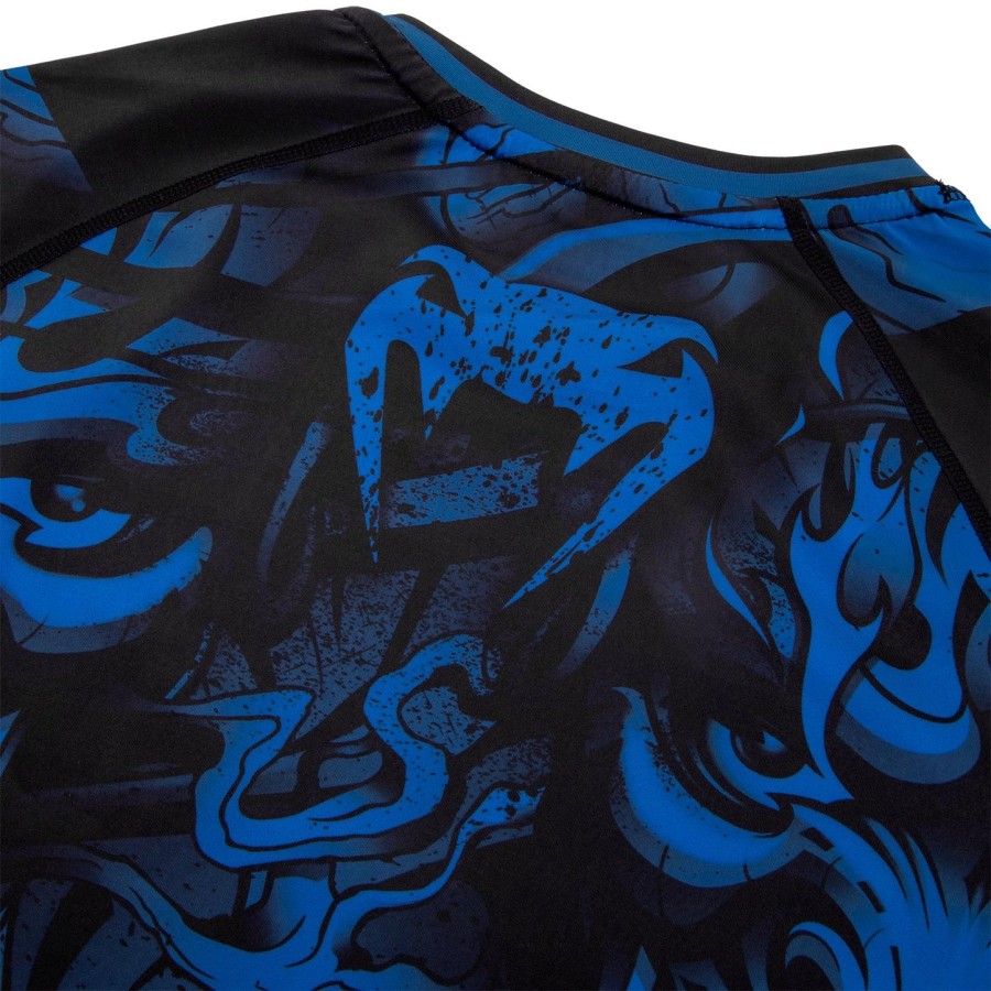 rashguard venum devil – długie rękawy – granatowyczarny