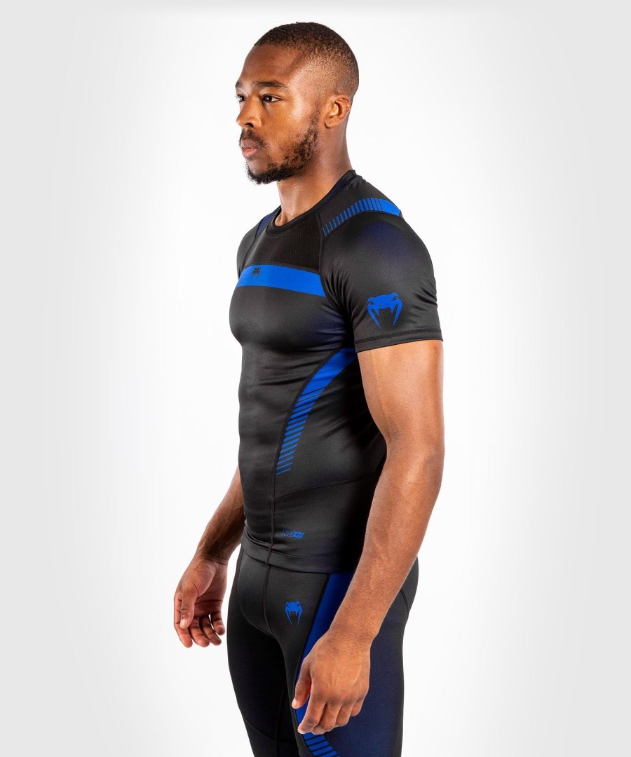rashguard venum nogi 3.0 – krótki rękaw – czarno-niebieski
