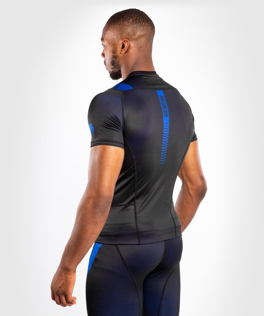 rashguard venum nogi 3.0 – krótki rękaw – czarno-niebieski