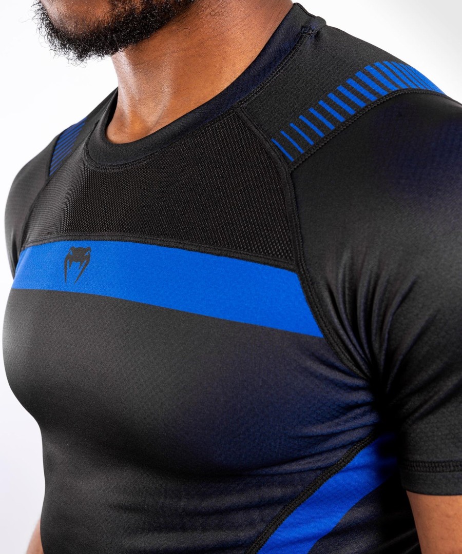 rashguard venum nogi 3.0 – krótki rękaw – czarno-niebieski