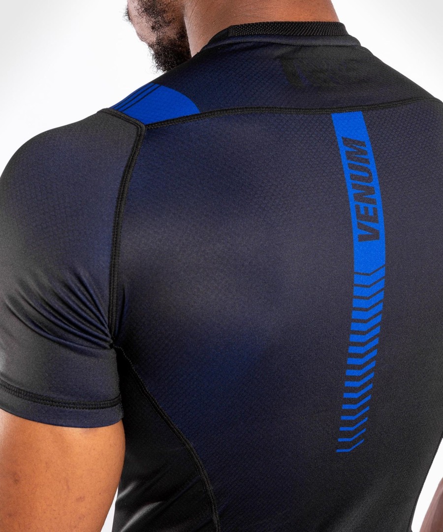 rashguard venum nogi 3.0 – krótki rękaw – czarno-niebieski