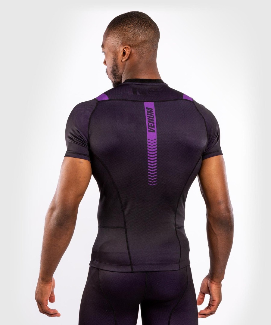 rashguard venum nogi 3.0 – krótki rękaw – czarno-fioletowy