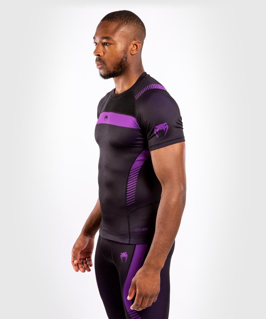 rashguard venum nogi 3.0 – krótki rękaw – czarno-fioletowy