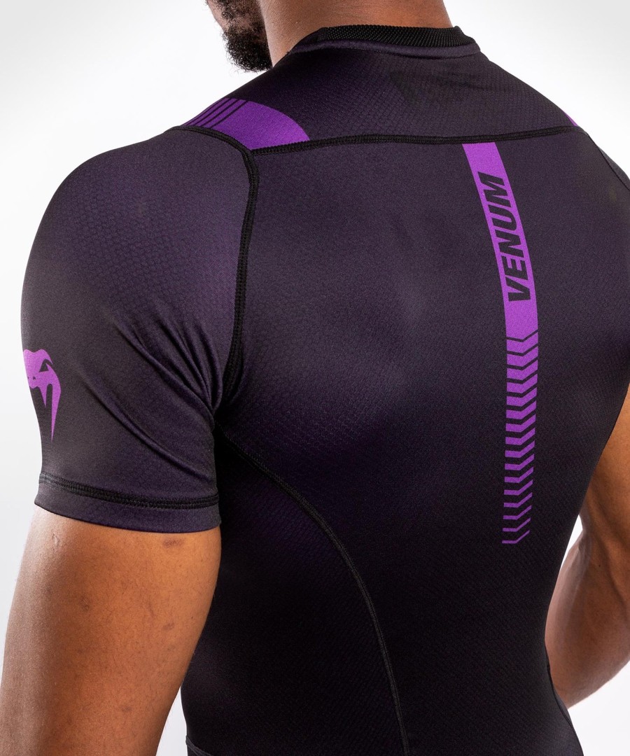 rashguard venum nogi 3.0 – krótki rękaw – czarno-fioletowy
