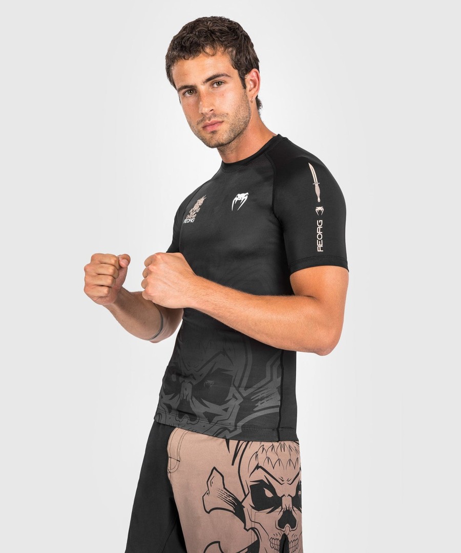 venum reorg rashguard - krótkie rękawy - czarny