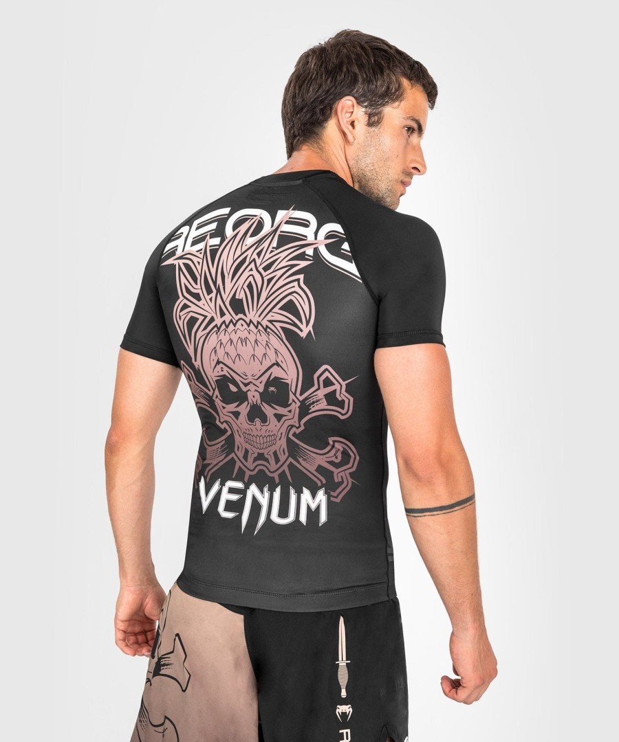 venum reorg rashguard - krótkie rękawy - czarny
