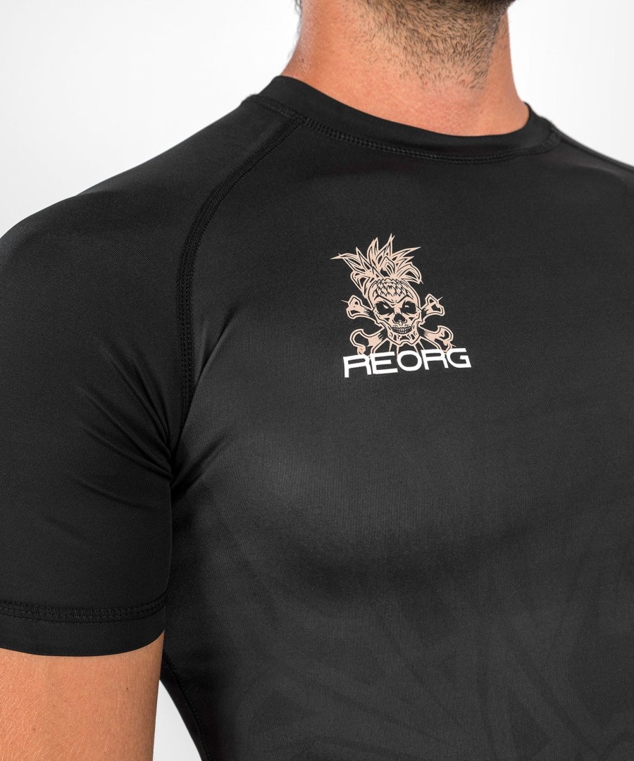 venum reorg rashguard - krótkie rękawy - czarny
