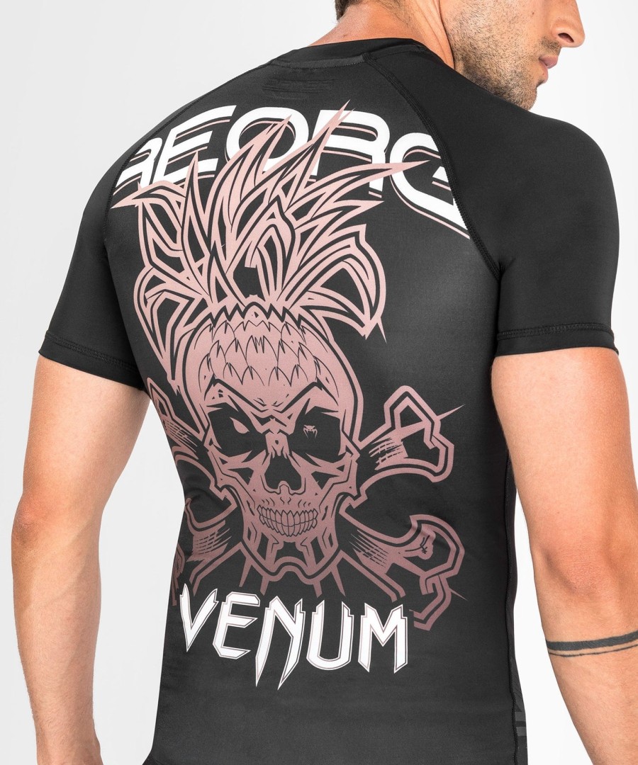 venum reorg rashguard - krótkie rękawy - czarny
