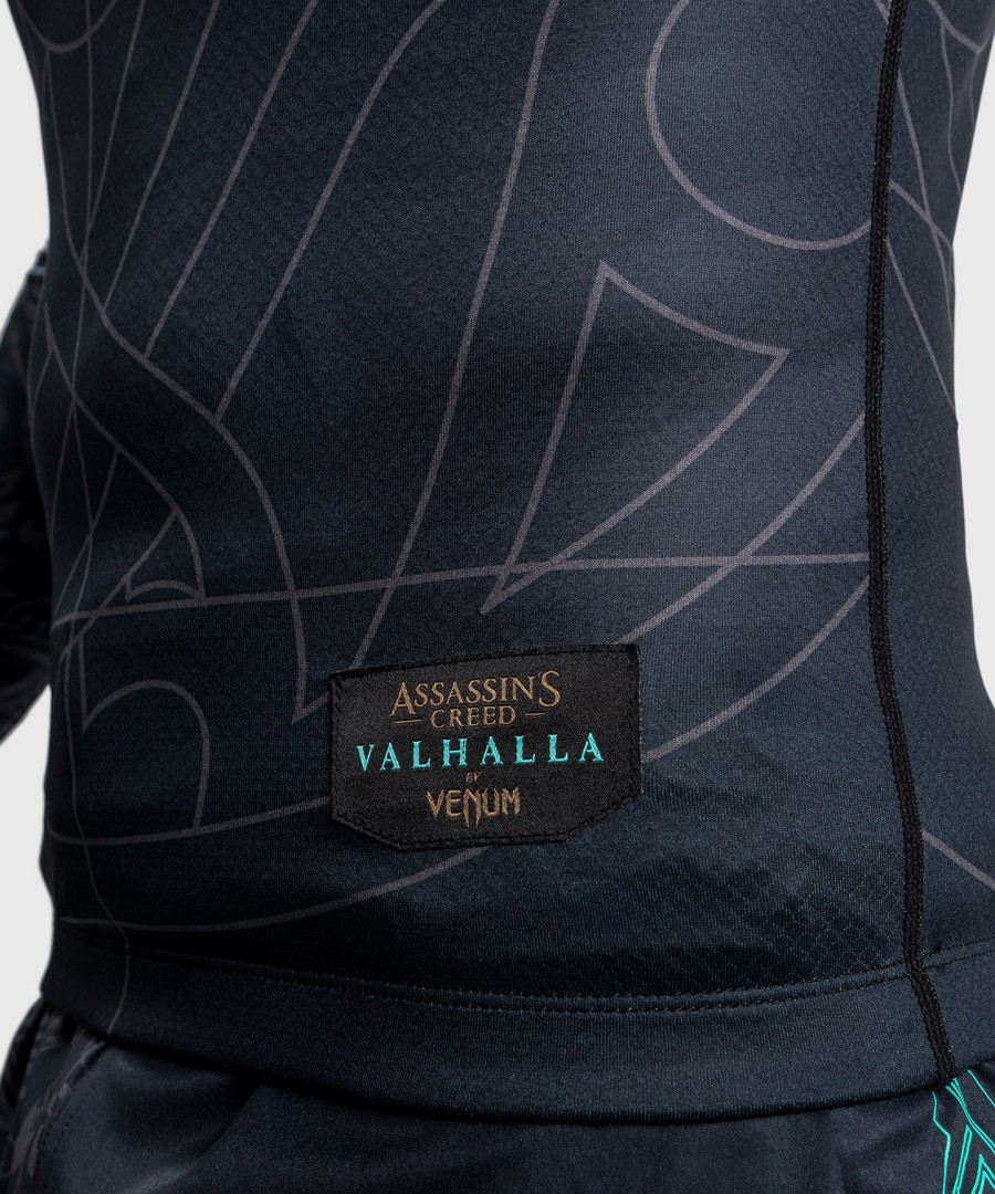 rashguard venum assassin creed reloaded – krótki rękaw – czarny