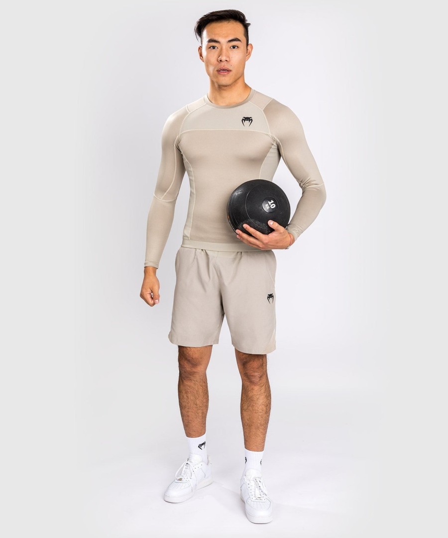 venum g-fit air rashguard longsleeve - sand