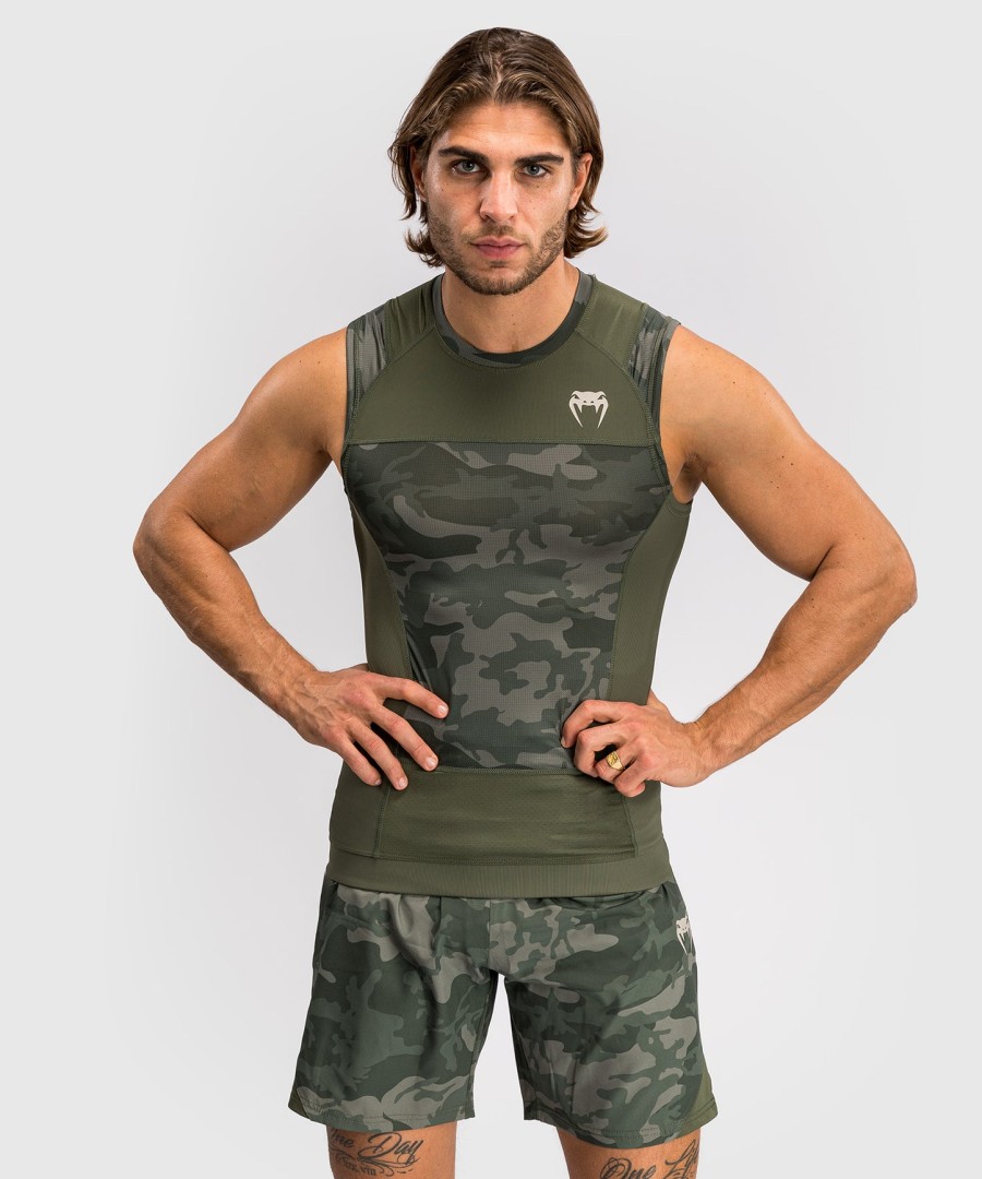 rashguard venum g-fit air men bez rękawów – kamuflaż wojskowy