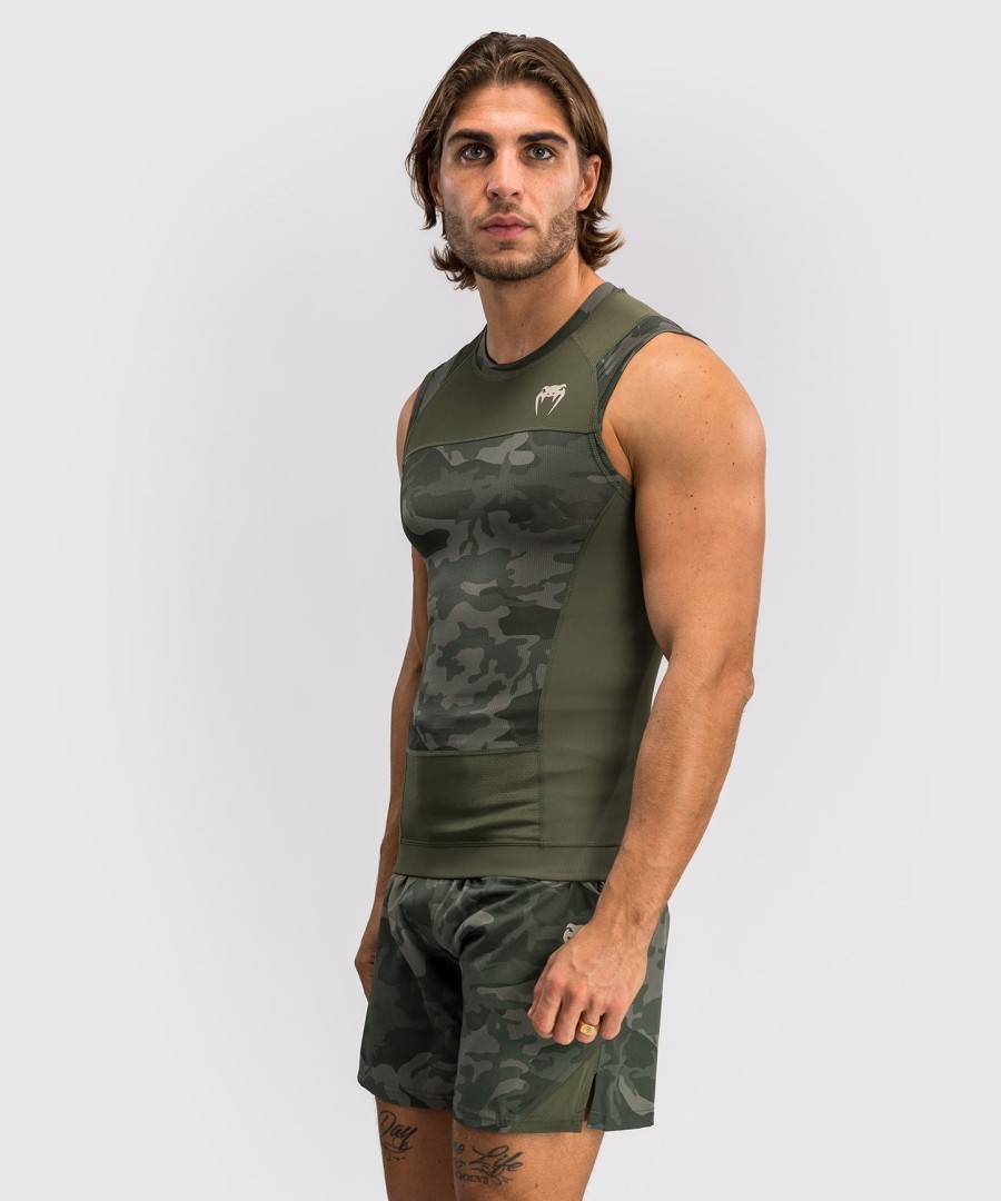 rashguard venum g-fit air men bez rękawów – kamuflaż wojskowy