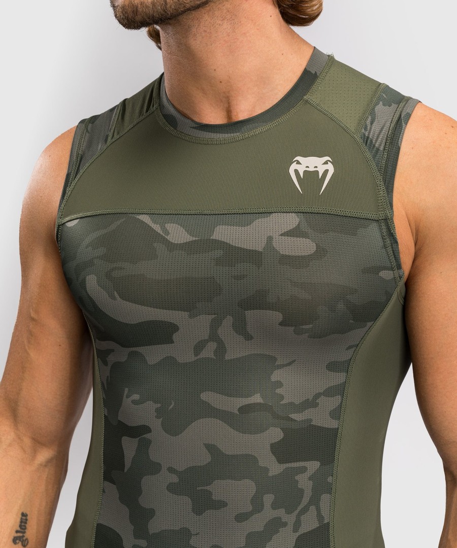 rashguard venum g-fit air men bez rękawów – kamuflaż wojskowy