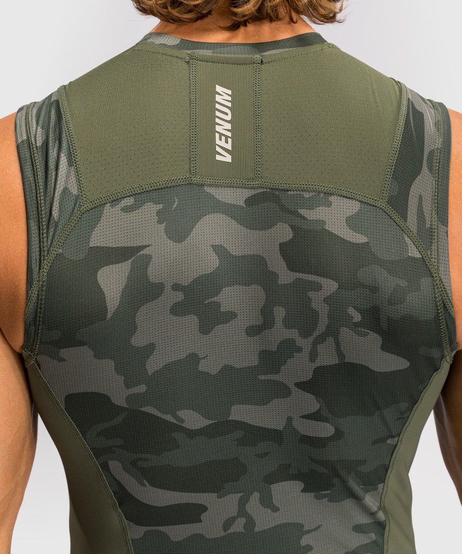 rashguard venum g-fit air men bez rękawów – kamuflaż wojskowy