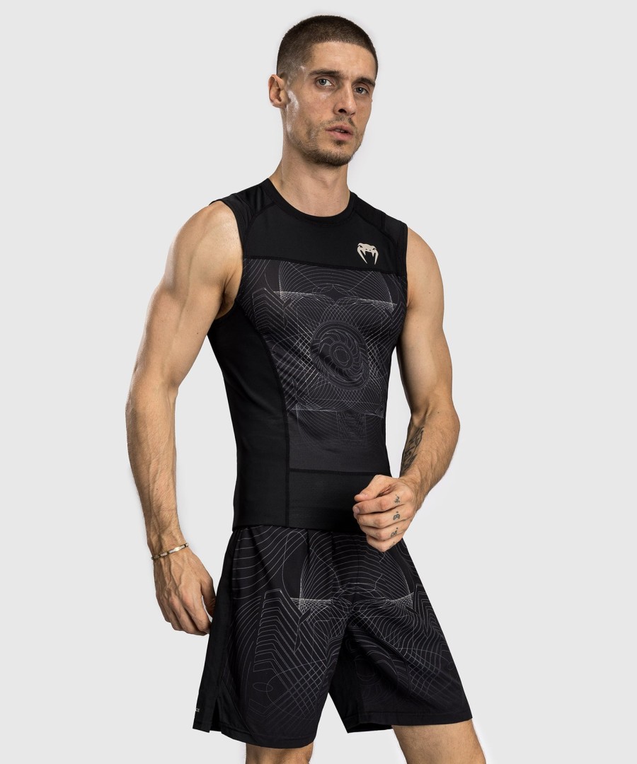 rashguard venum g-fit air men bez rękawów – głęboka czerńpiasek pustyni